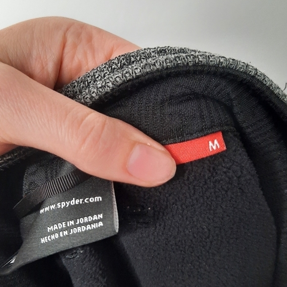 Spyder Gray Zip Jacket M - Picture 5 of 7